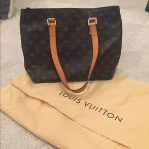 Louis Vuitton Monogram Cabas Piano Shoulder Bag
